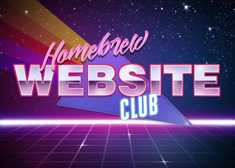 Homebrew Website Club retro graphics image