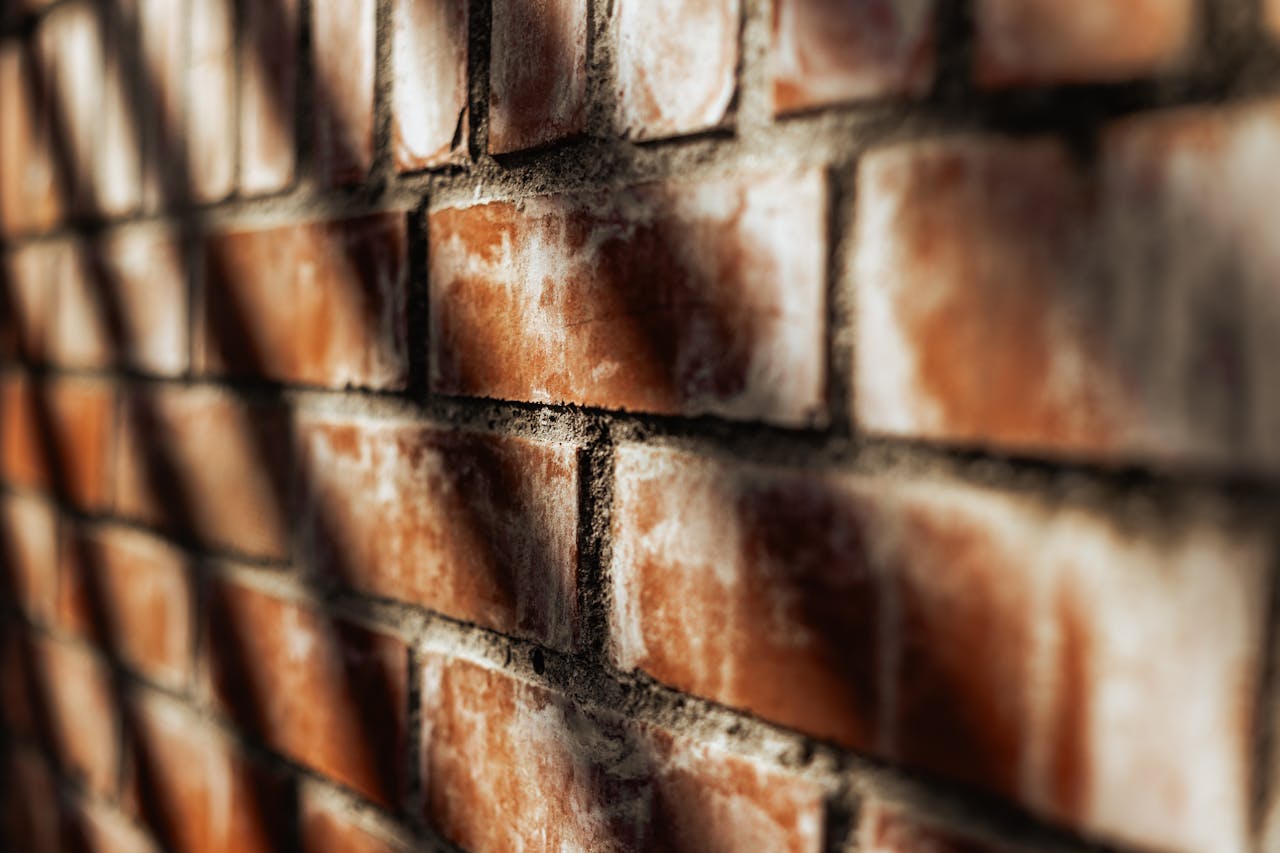 Brick wall with shadow